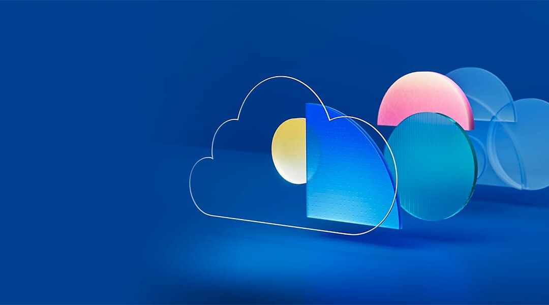 Illustration of cloud computing