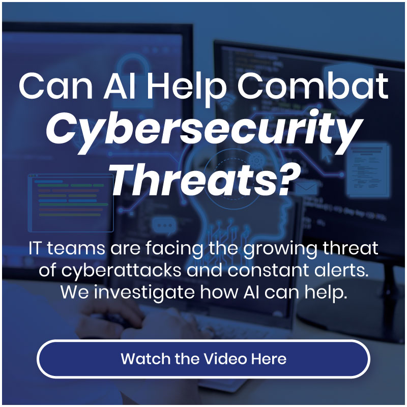 Can AI Help Combat Cybersecurity Threats? IT teams are facing the growing threat of cyberattacks and constant alerts. We investigate how AI can help. Watch the video here.